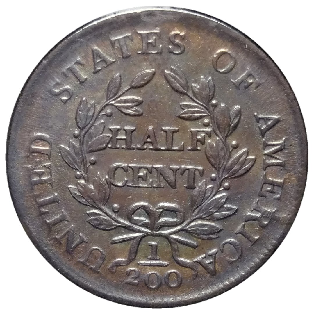 1804-Half-Cent-Crosslet-4-With-Stems-Cohen-10/Breen-9